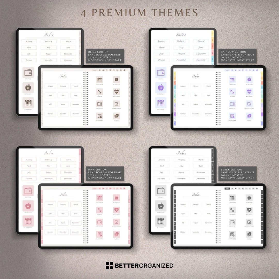 Ultimate All-In-One Digital Planner - Better Organized