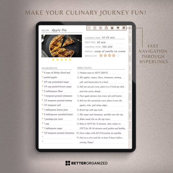 digital recipe journal 3