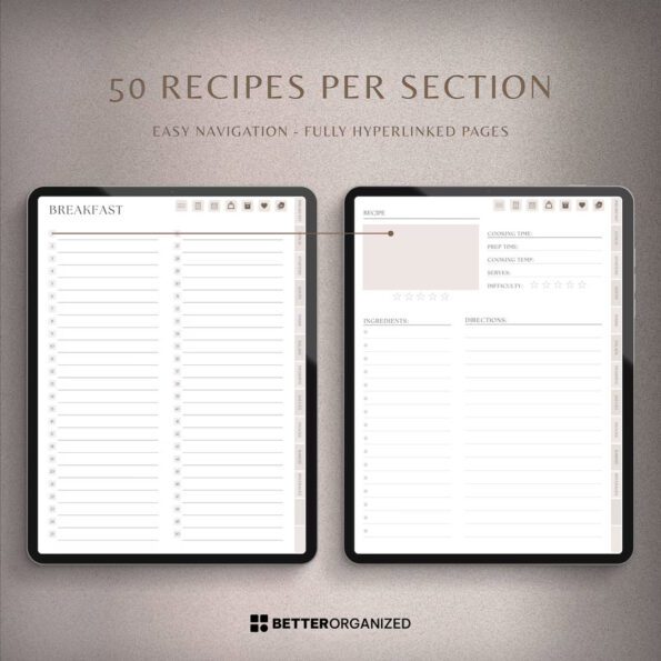 digital recipe journal 5