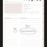Ultimate Digital Recipe Journal