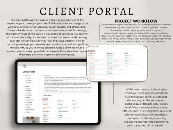 client portal notion 8
