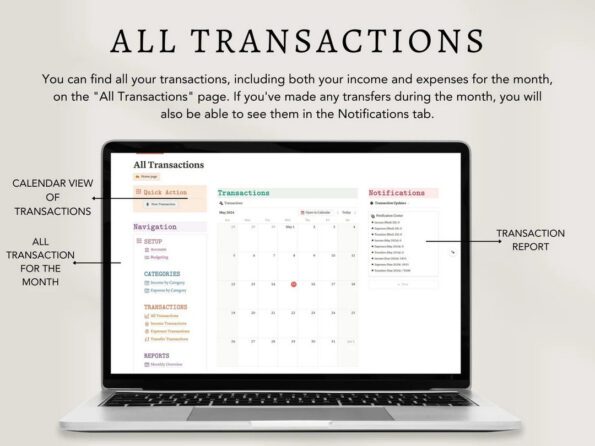finance tracker notion 5