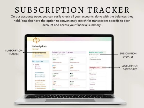 finance tracker notion 8