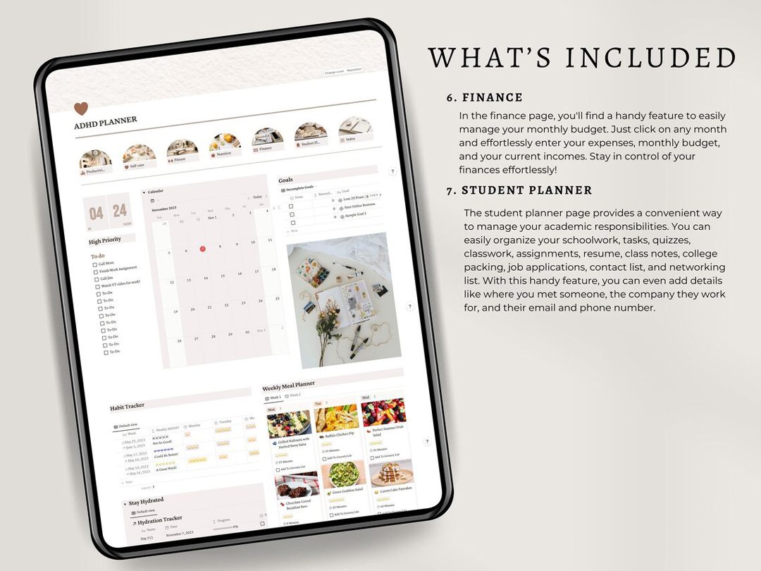 Ultimate ADHD Life Planner Notion - Better Organized