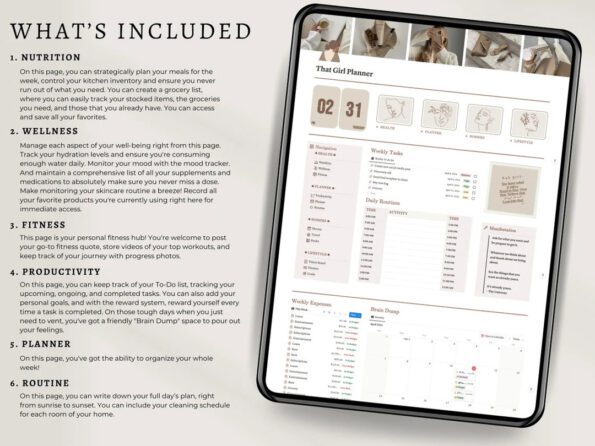 notion that girl planner 2