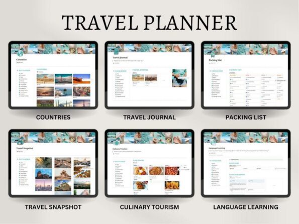 travel planner notion 10 1
