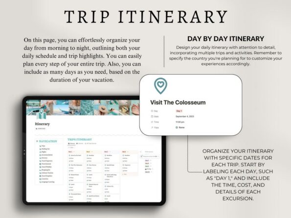 travel planner notion 6 1