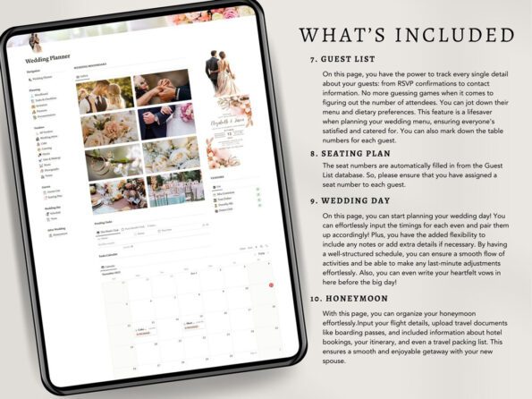 wedding planner notion 3