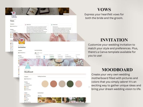 wedding planner notion 4