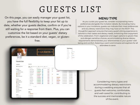 wedding planner notion 7